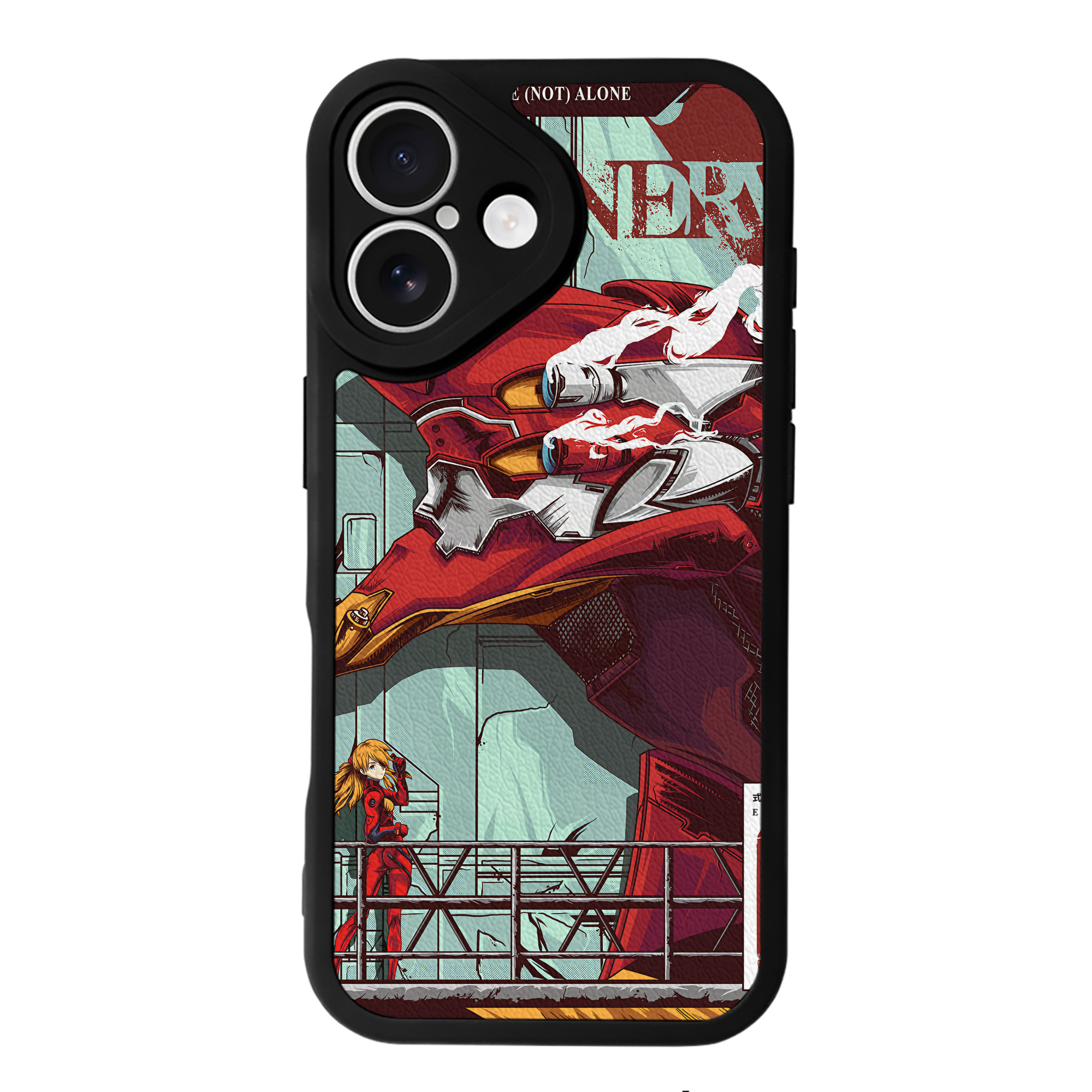 （画像用） EVA 新世紀エヴァンゲリオン 【iPhone 16シリーズ対応】シリコンスマホケース（レザー調） 材質：シリコン